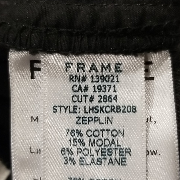 Frame Le High Skinny Crop raw edge jeans - Picture 7 of 7